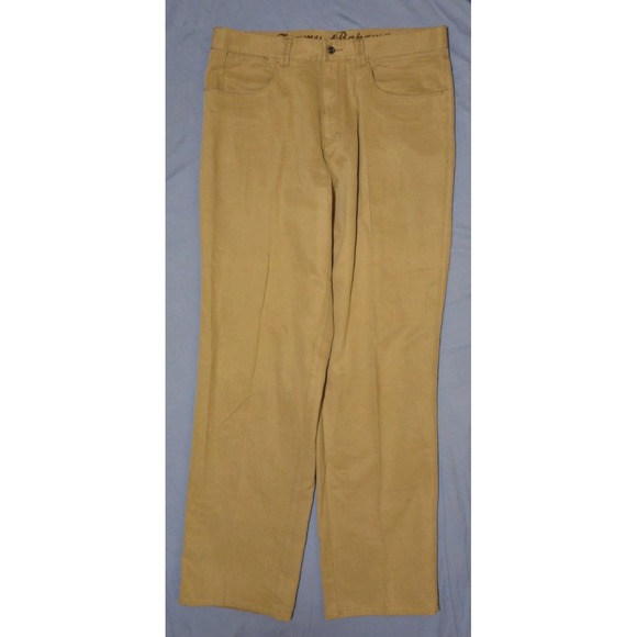 Tommy Bahama Other - Tommy Bahama Pants 36 W 33 L Beige Lyocell Cotton Blend Beach Casual Mens‎